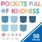 Carson Dellosa Crafty and Cool 58-Piece Pockets Full of Kindness Motivational Bulletin Board Set, Arts and Crafts Theme Growth Mindset Classroom Decor